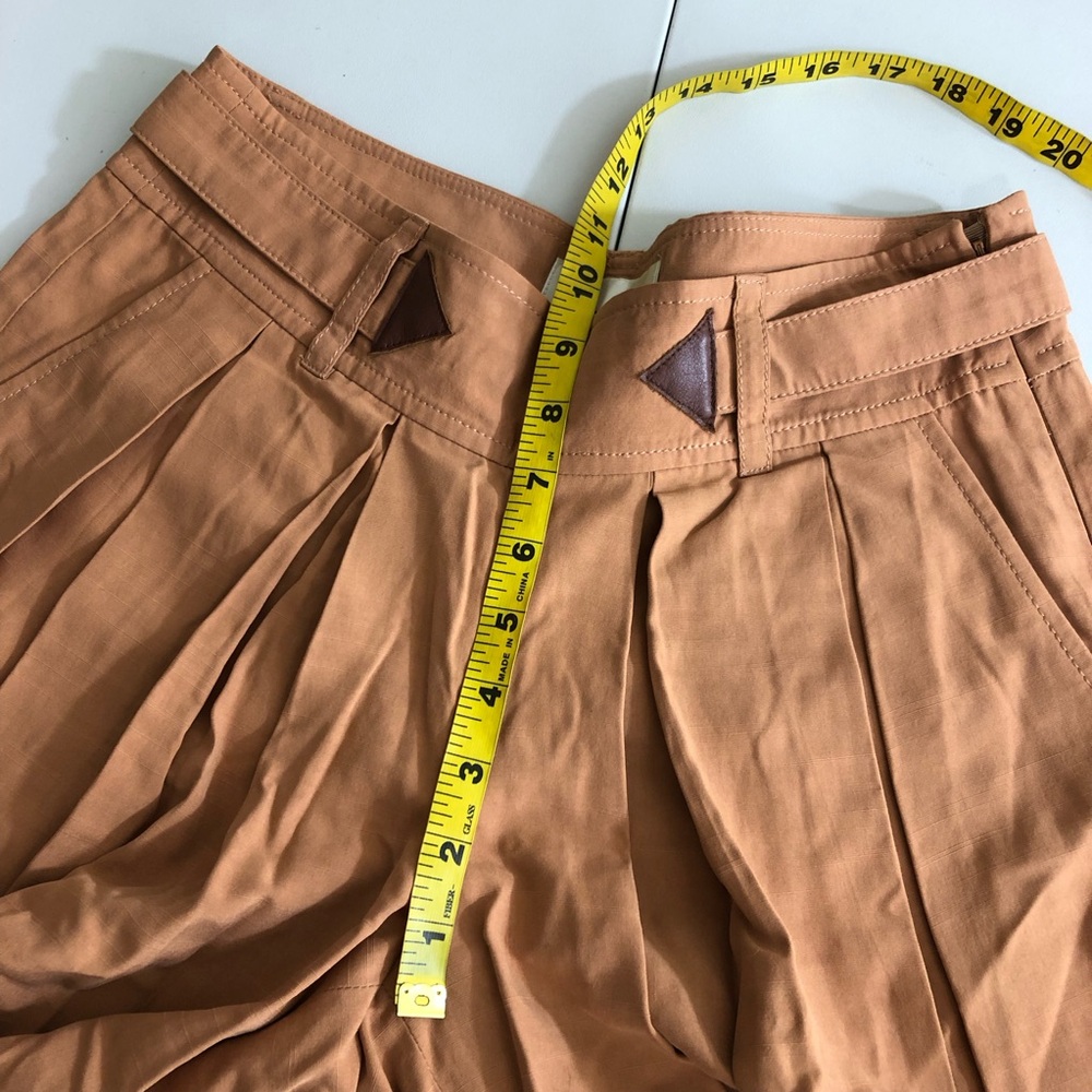 Anthropologie Elevenses Tan Culottes Pant size 2 petite - Picture 13 of 15